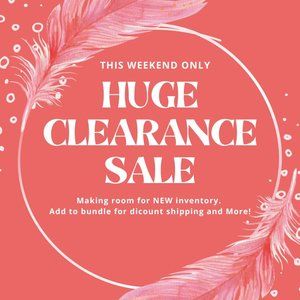 Huge Sale! Everything Must Go! All New Items!